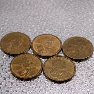 227254-(5) 2000 D Sacagawea Dollars